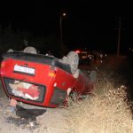 Manisa'da otomobil devrildi: 1 kişi hayatını kaybetti