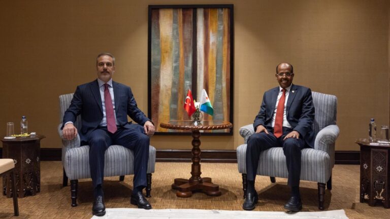 Dışişleri Bakanı Hakan Fidan, Cibuti mevkidaşı ile görüştü