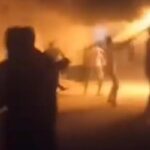 ADIYaman'da korku dolu anlar! Konteyner Şehrinde Ateş