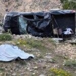 Gümübana'da araba Palita'yı yuvarladı: 2 ölü, 4 yaralı