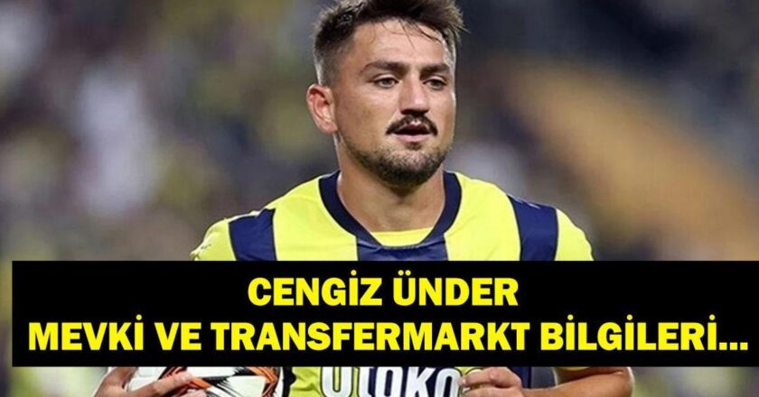 Cengiz ünder kim, kaç yaşında? Cengiz ünder nedir? İşte Cengiz ünder Transfermarkt'tan gelen bilgiler …