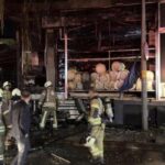 Üyiye'nin at demir dükkanındaki ateş korkuyor