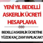Ocak 2026'da ödenen askerlik vergisindeki artışın hesaplanması || Yeni yılda ödenen askerlik vergisi ne kadar olacak? TL'ye ne kadar artacak? Yeni yılda gözler memur maaşlarına çevrildi!